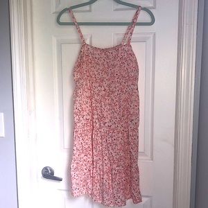 Old Navy Paisley Tiered Spaghetti Strap Mini Sundress